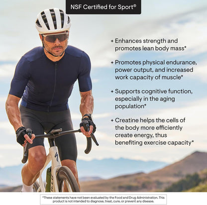 Thorne Creatine for Lean Muscle Mass, Endurance, Cellular Energy & Brain Function - 90 Servings