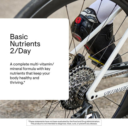 Thorne Basic Nutrients 2/Day - Daily Multi with Key Nutrients - 60 Capsules