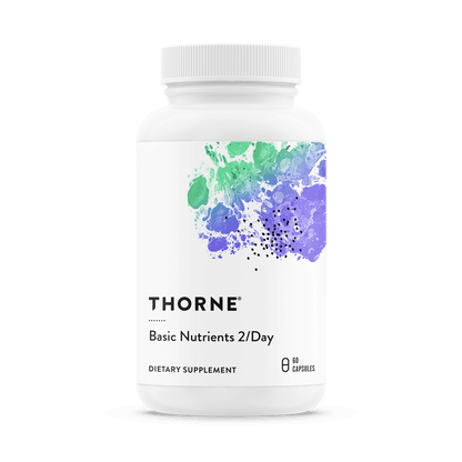 Thorne Basic Nutrients 2/Day - Daily Multi with Key Nutrients - 60 Capsules