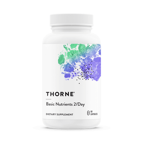 Thorne Basic Nutrients 2/Day - Daily Multi with Key Nutrients - 60 Capsules